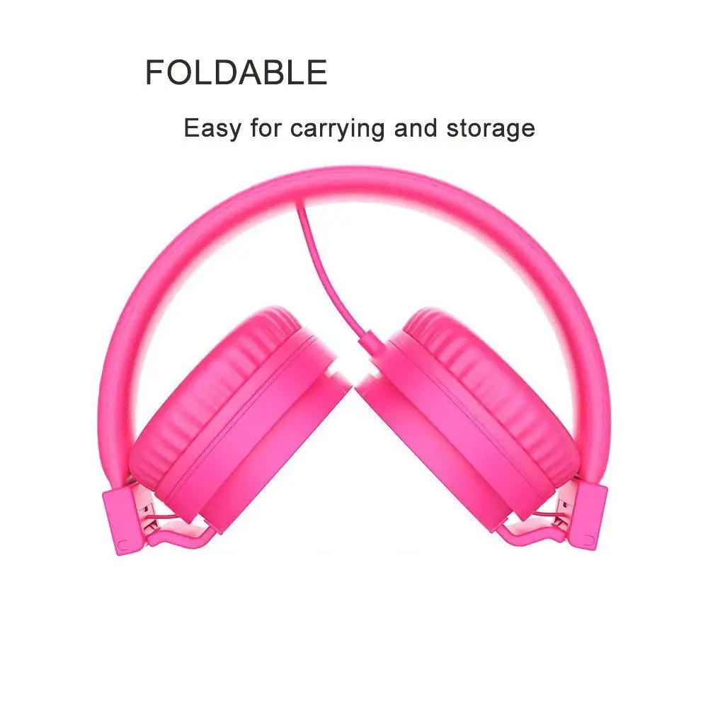 Роскошные проводные наушники с микрофоном портативная складная гарнитура на ухо