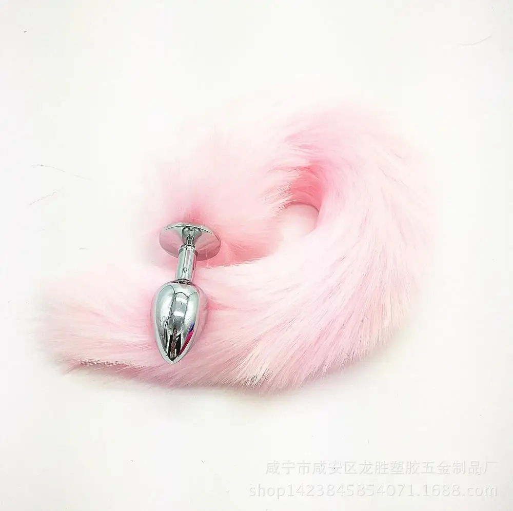 Косплей Фетиш лисий хвост металлический Анальный Анальная животный секс-игрушка