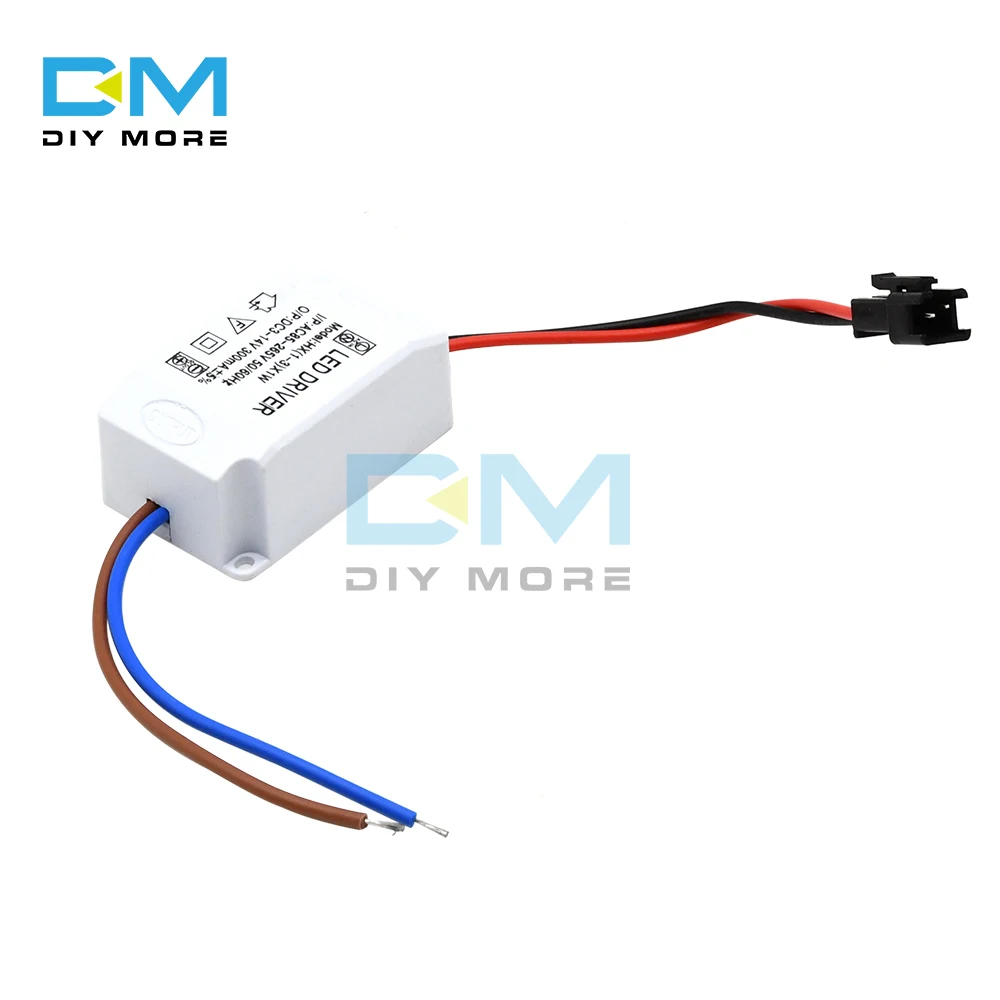 1X AC 85V 265V к DC 2V 12V светодиодный электронный трансформатор драйвер питания 3X1W|dc