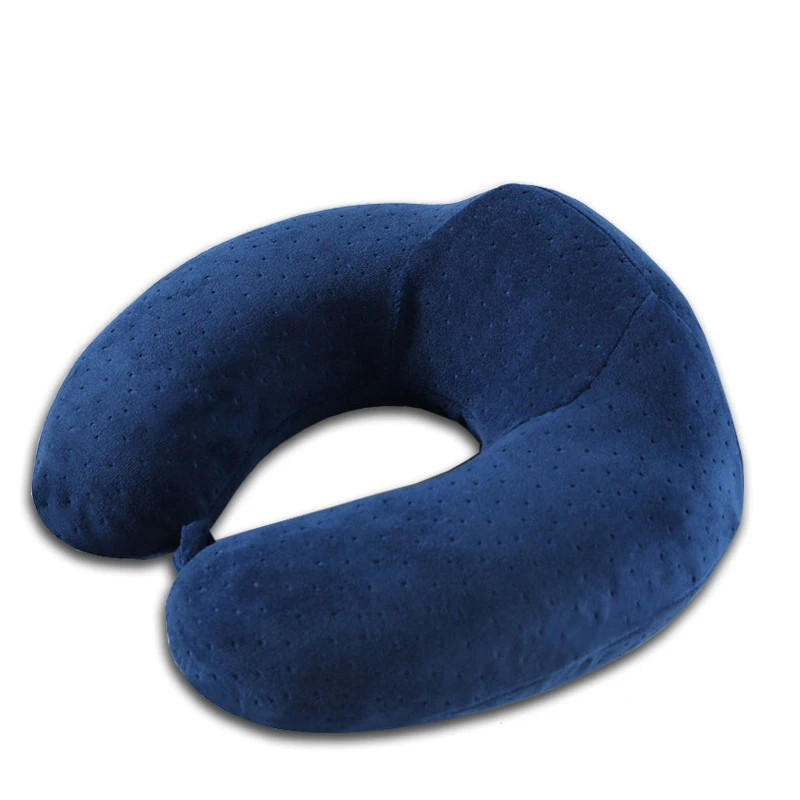1PC New Slow rebound memory foam U Shaped Travel Pillow Car Flight Pillows Neck Support Headrest Cushion Soft Nursing Cushion