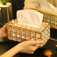 crystal facial tissue box holder napkin dispenser cube bedroom office hotel cafe home and bar