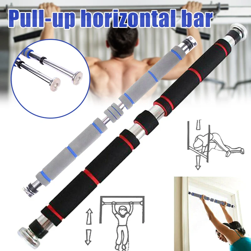 

Strengthened Thickened Chin Pull Up Bar for Doorway with Comfort Grip Adjustable Exercise Equipment SEC88