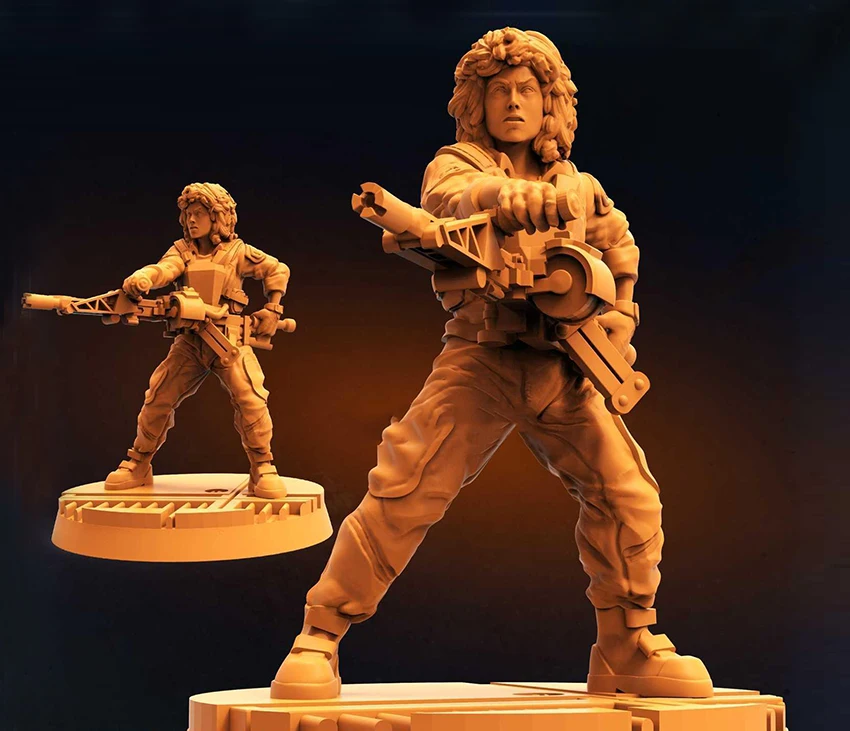 

1/24 75mm 1/18 100mm Resin Model Kits Female Jungle Warrior Soldier Figure Sculpture Unpainted No Color RW-411