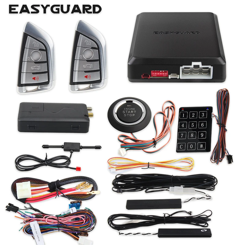 EASYGUARD app 2 сторонняя IOS Android 4G 3G 2G бесключевая Система доступа запуск и остановка