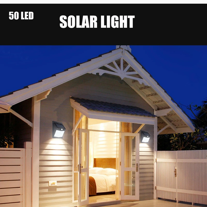 Лампа на солнечной батарее A2 с датчиком движения светодиодный светильник для