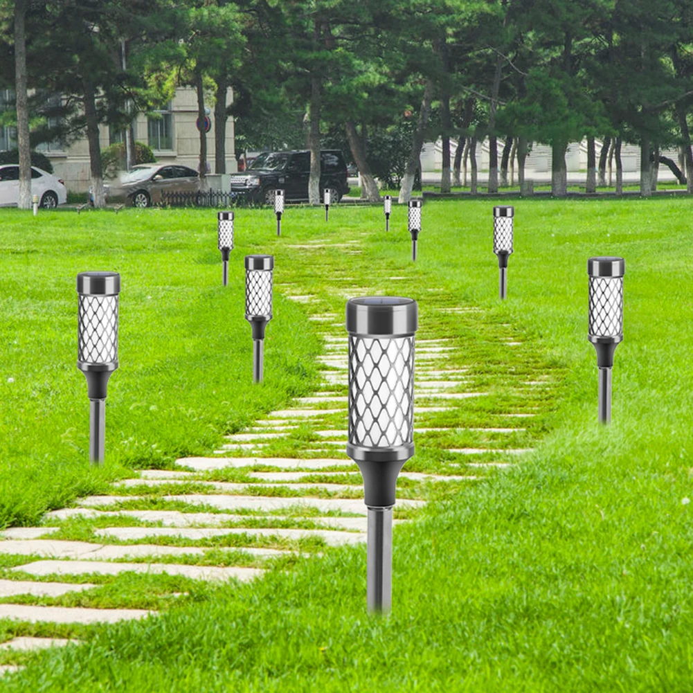 

Outdoor 10 LED Solar Ground Lawn Light Pathway Garden Landscape Lighting Lamp LED Spot Light Garden Path Landscape Lights