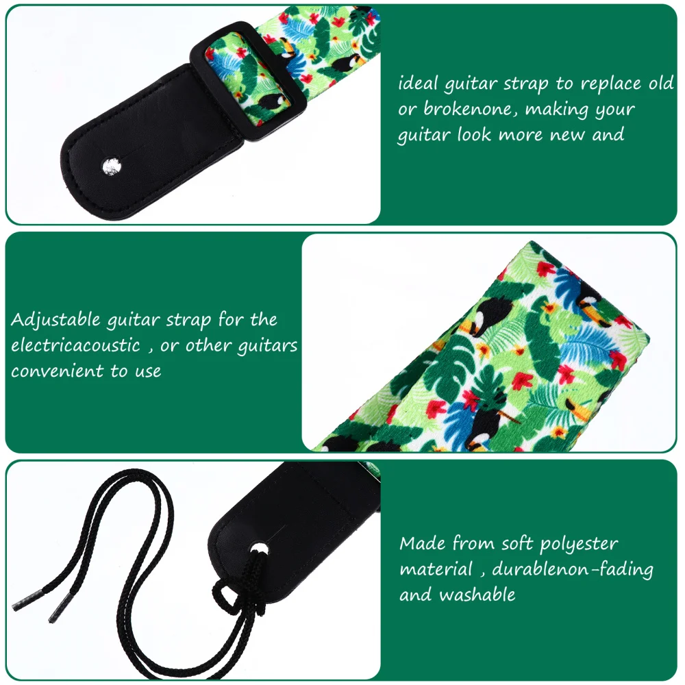 

Hawaiian Style Ukulele Belt Sling Instrument Shoulder Strap for Ukulele