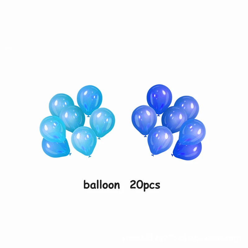 balloon 20pcs Hanukkah тематические вечерние одноразовые столовые приборы Детские сувениры украшения с бумажными тарелками чашки Chanukah вечерние принадлежности - Цвет: balloon 20pcs