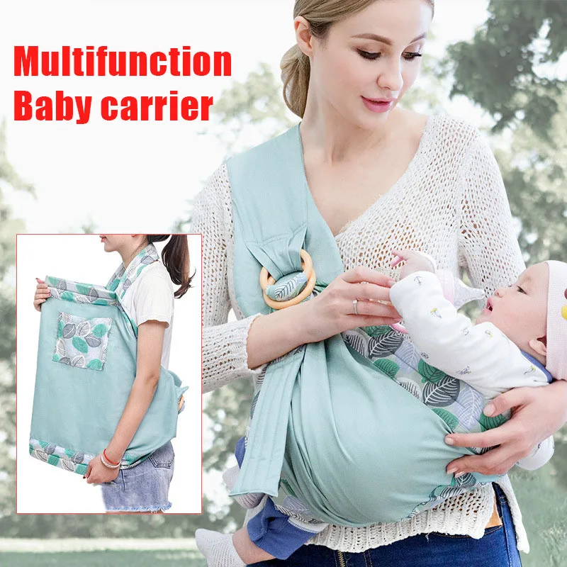 Горячая Распродажа новорожденных повязка для переноски двойное использование