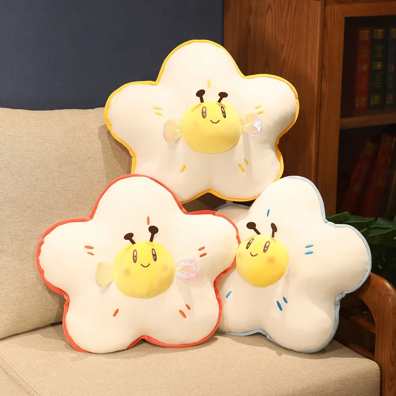 

Подушка плюшевая в виде пчелы, 45 см