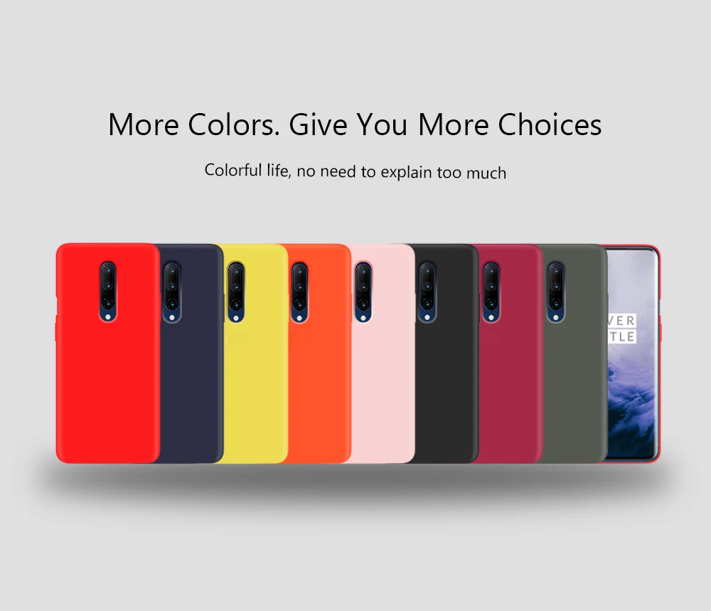 Для oneplus 7 Pro Чехол для oneplus 7 Pro 7Pro 6T 6 мягкий жидкий силиконовый бампер чехол для oneplus 7 противоударный полный задний Чехол
