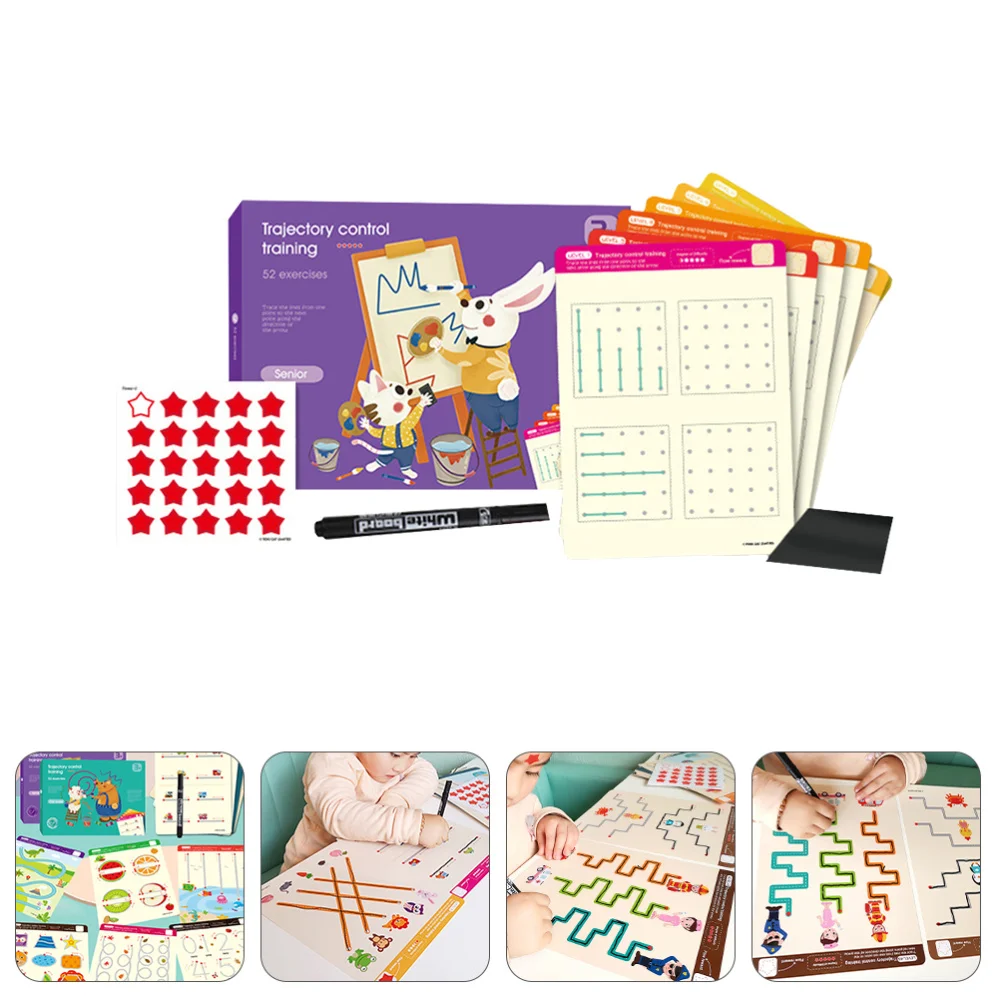 

1 Set of Line Drawing Training Wooden Pen Controlling Training