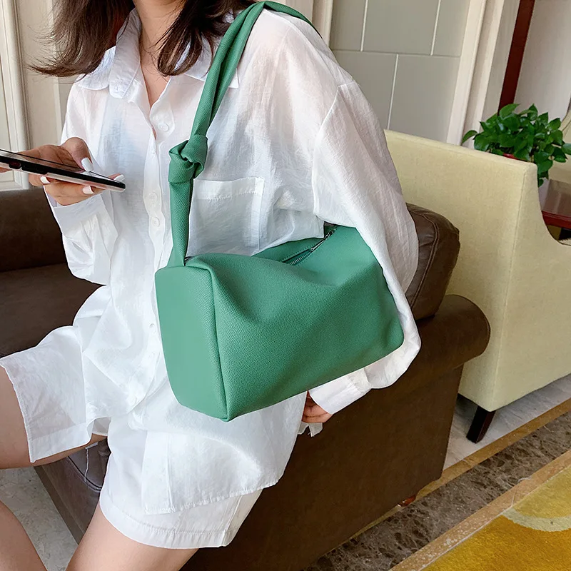 

Простой женский маленький кошелек из мягкой искусственной кожи, модные дамские сумочки на плечо, однотонная женская сумочка-тоут, сумочка-Б...