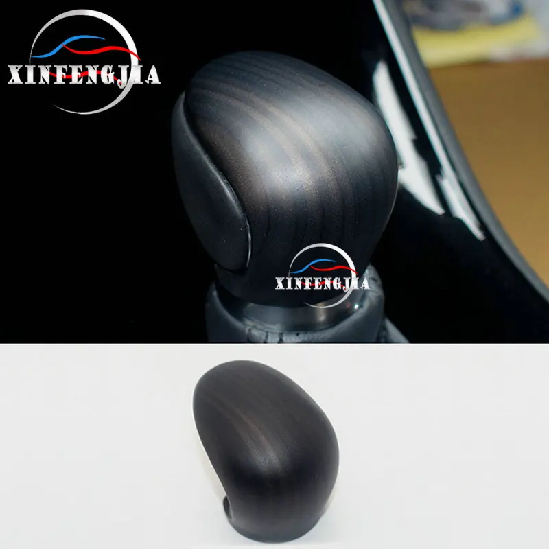 

For Toyota CHR C-HR 18-19 Peach Wood Grain Car Center Shift Lever Gear Shift Knobs Decorate Cover Trim