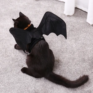 Одежда для домашних животных Хэллоуин крылья Летучая мышь костюм для собак кошек Одежда Рождественские Домашние животные искусственные Чихуахуа трансформирующие костюмы