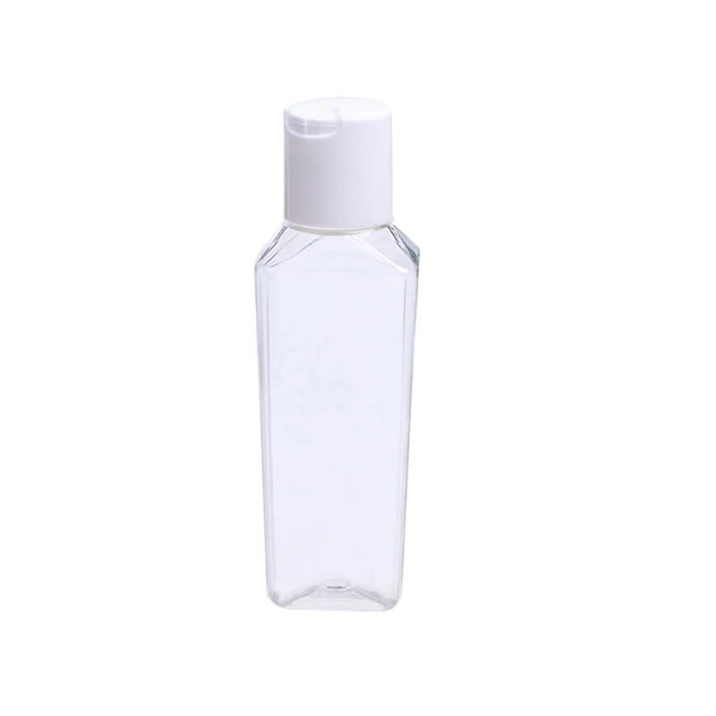 

100ML 150ML 200ML 250ML X 24 Disc Top Cap Clear Bottle Empty Plastic Diamond Bottle PET Lotion Bottle Empty Bottles For Shampoo