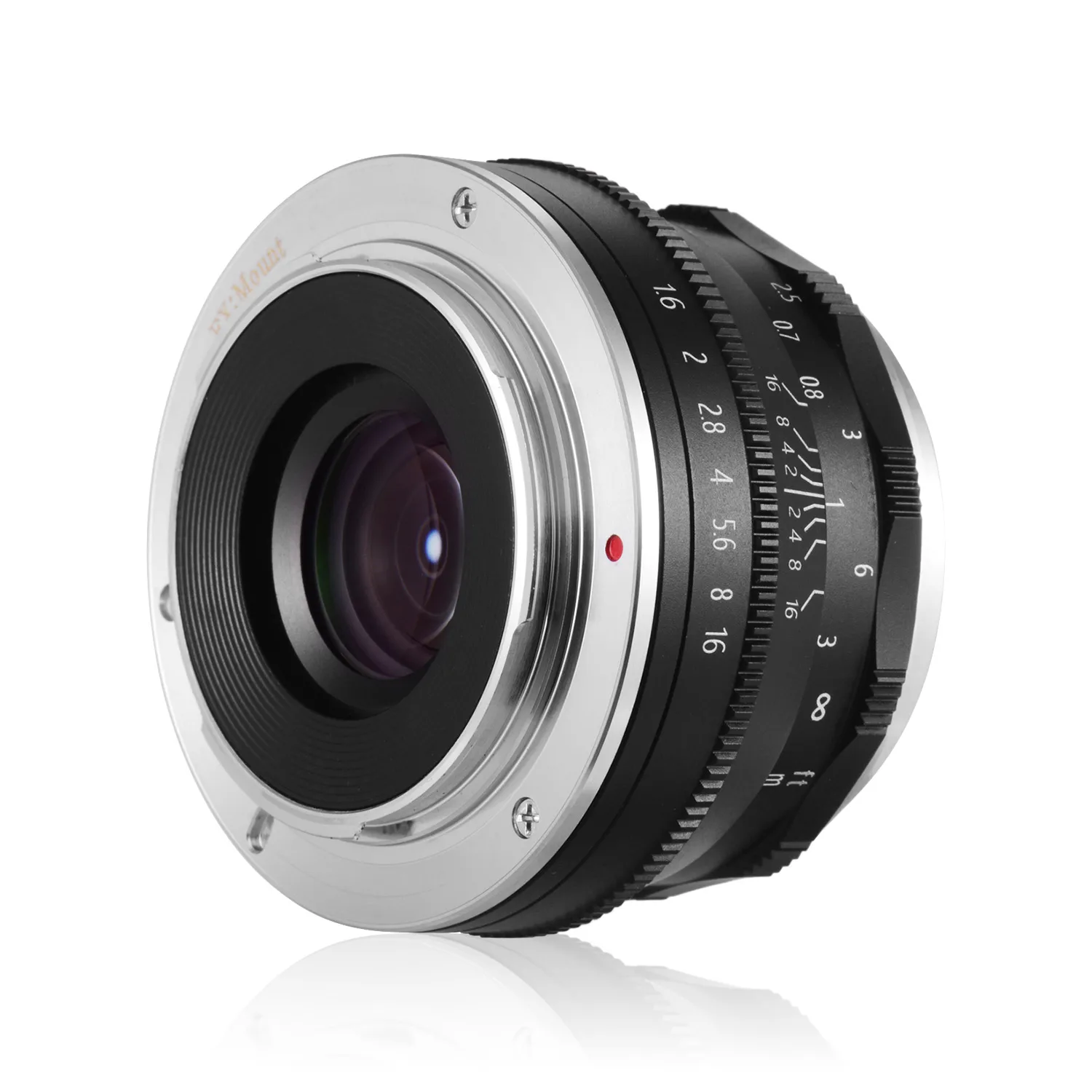 Andoer 35 мм F1.6 Камера объектив Ручной фокус линзы большая апертура для sony A6600 A6100 A6400
