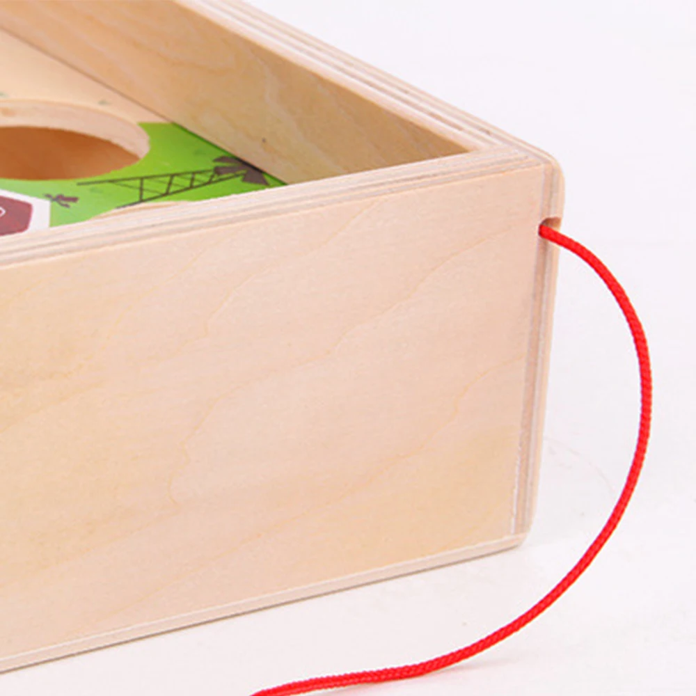 

Children Wooden Pull Ball Table Game Maze Kindergarten Early Education Intellectual Strength Parent-Child Toy