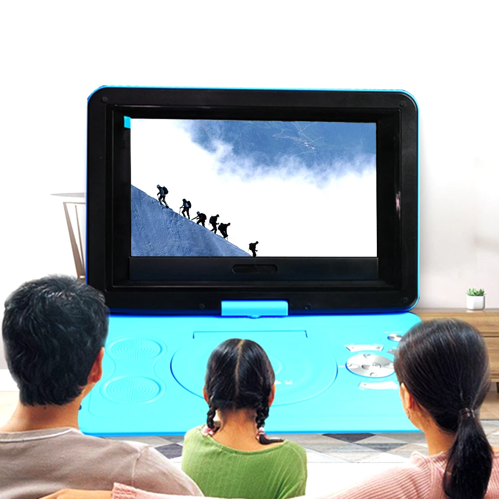 HD мини домашний 13 9 дюймов портативный поворотный экран ТВ игра USB CD