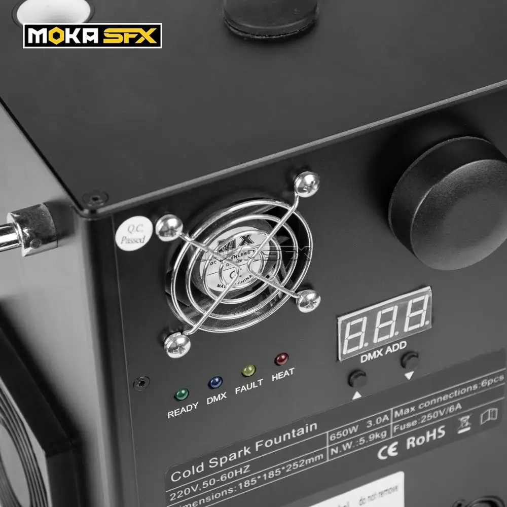 Доставка от США холодная Искра фонтан машина дистанционного управления DMX искра