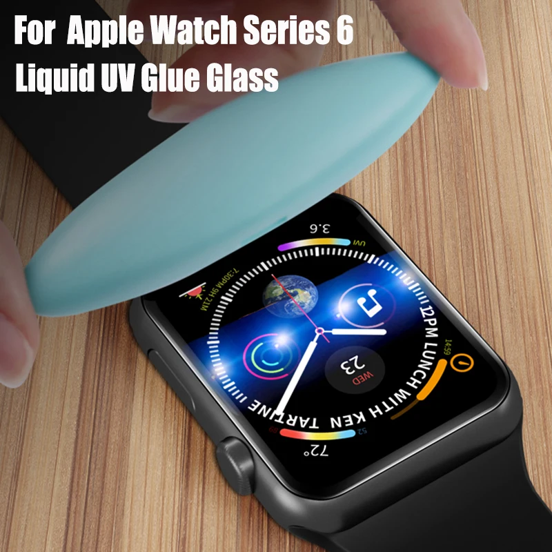 Protector de pantalla UV para Apple Watch Series 6, 5, 4, 3,...