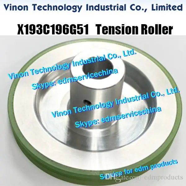 

X193C196G51 EDM Tension Roller M441 Ø113xØ16x47tmm for Mitsubishi edm machines
