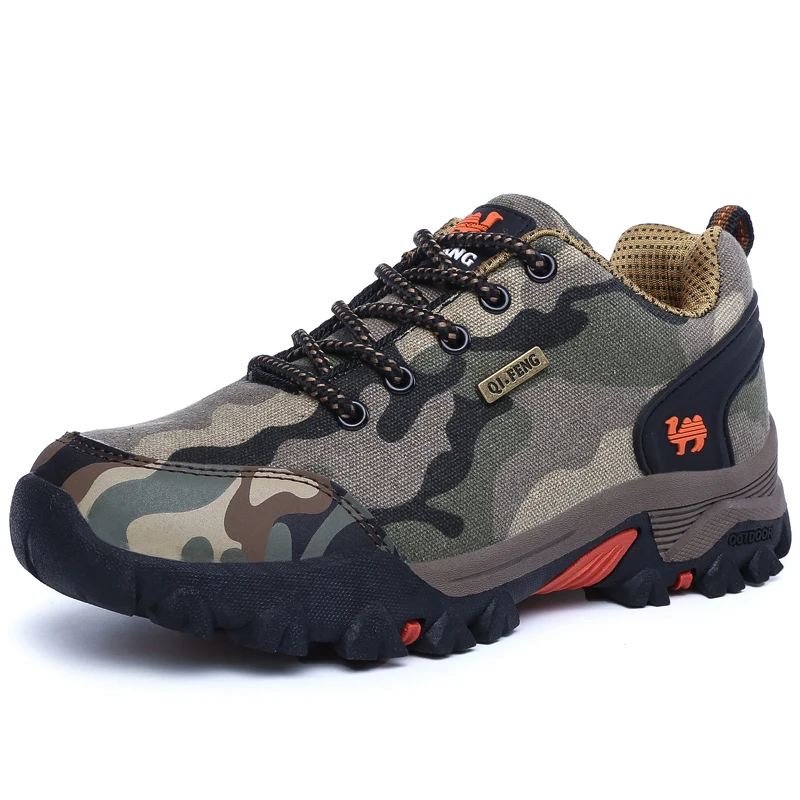 

Men Sneakers Trekking Shoes Waterproof Nonslip Outdoor Hiking Shoes Women Trail Mountain Climbing Shoes Male Camo Tactical Boots