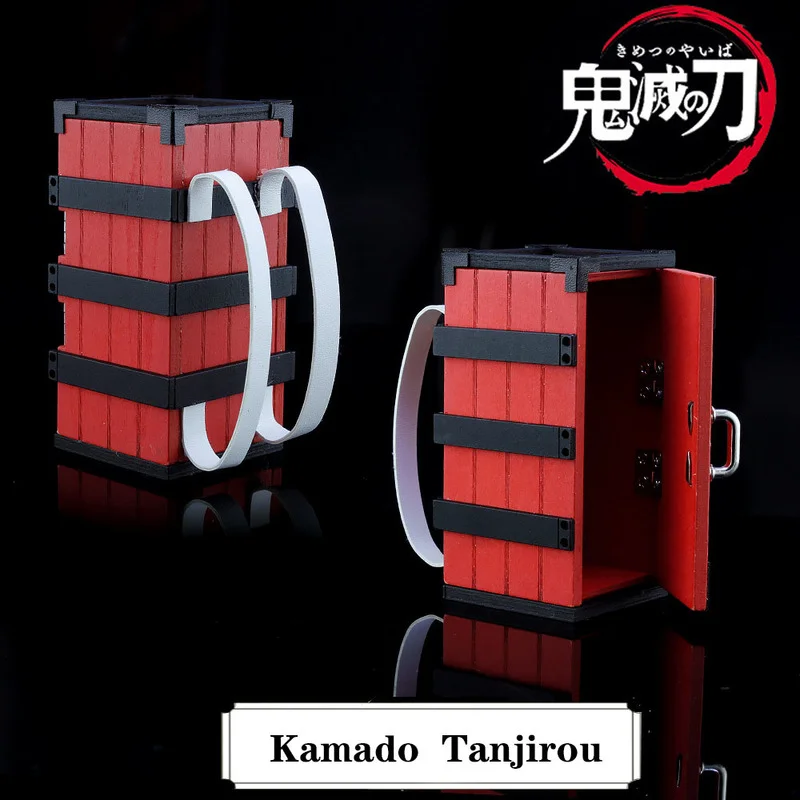 

Demon Slayer Cosplay Kimetsu No Yaiba Kamado Tanjirou Agatsuma Zenitsu Hashibira Inosuke Kamado Nezuko Box Keychain Gift