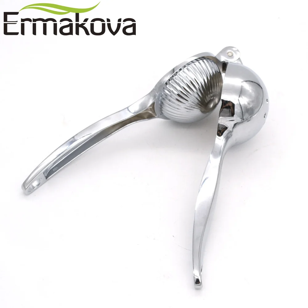 ERMAKOVA сверхмощный ручной пресс соковыжималка цинковый сплав для лимона оранжевый
