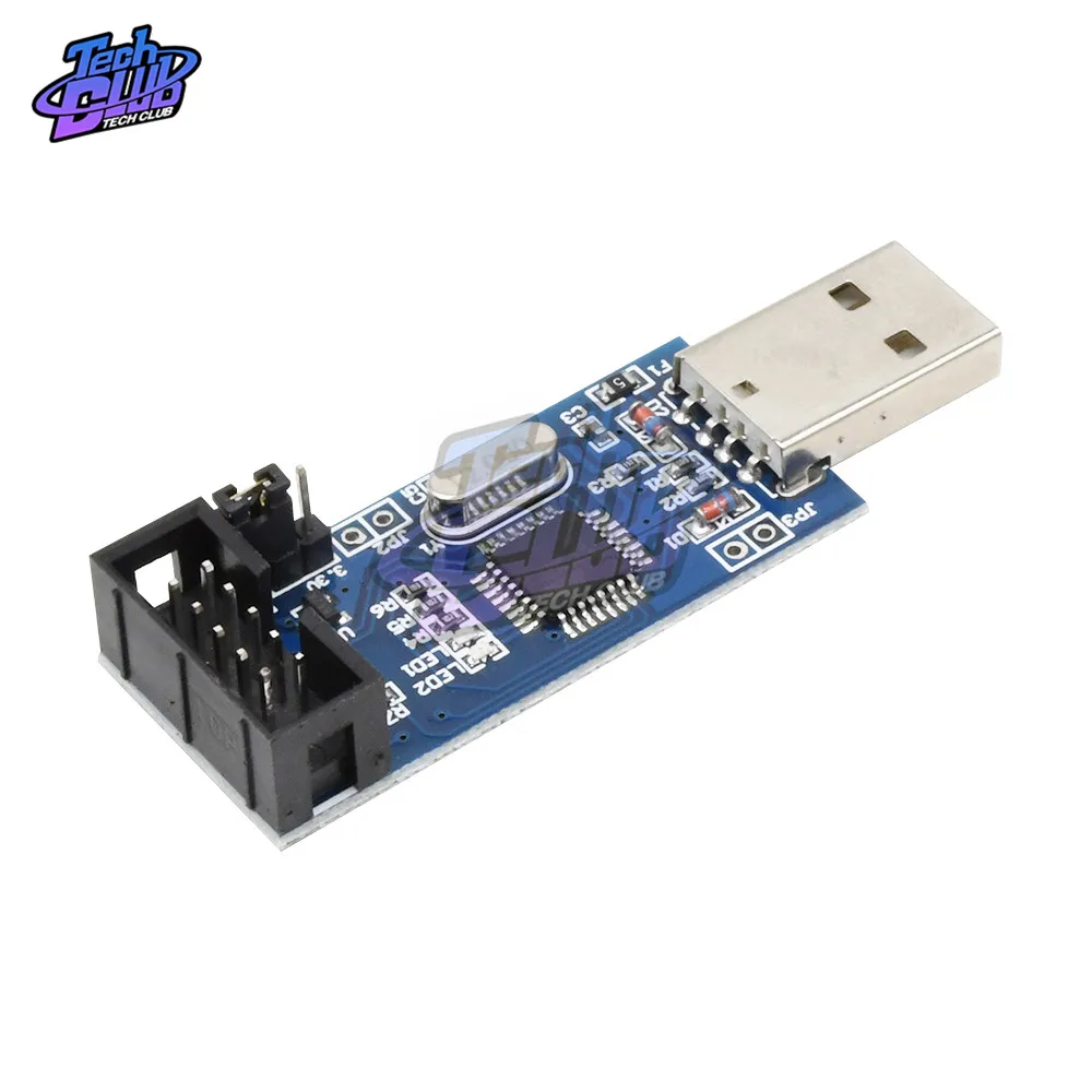 1 шт. 10Pin на 6 Pin плата адаптера + USBASP USBISP AVR программатор USB ATMEGA8 ATMEGA128 ATtiny/CAN/PWM модуль