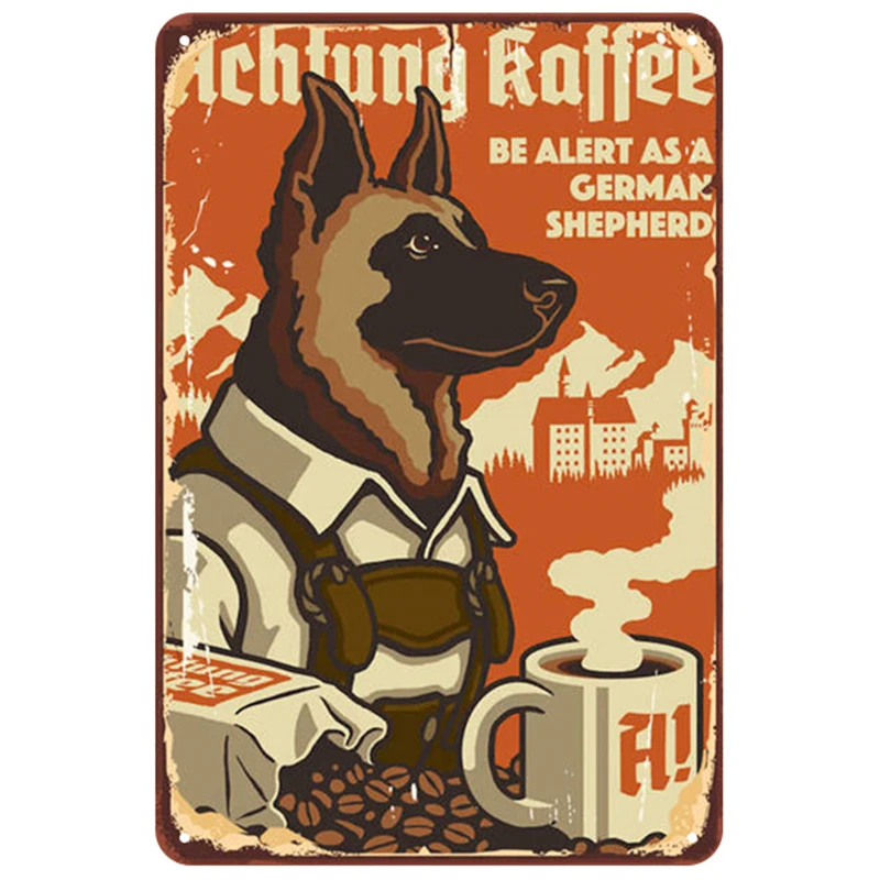 Металлическая вывеска для кофе винтажная жестяная Шикарный декор винтажные