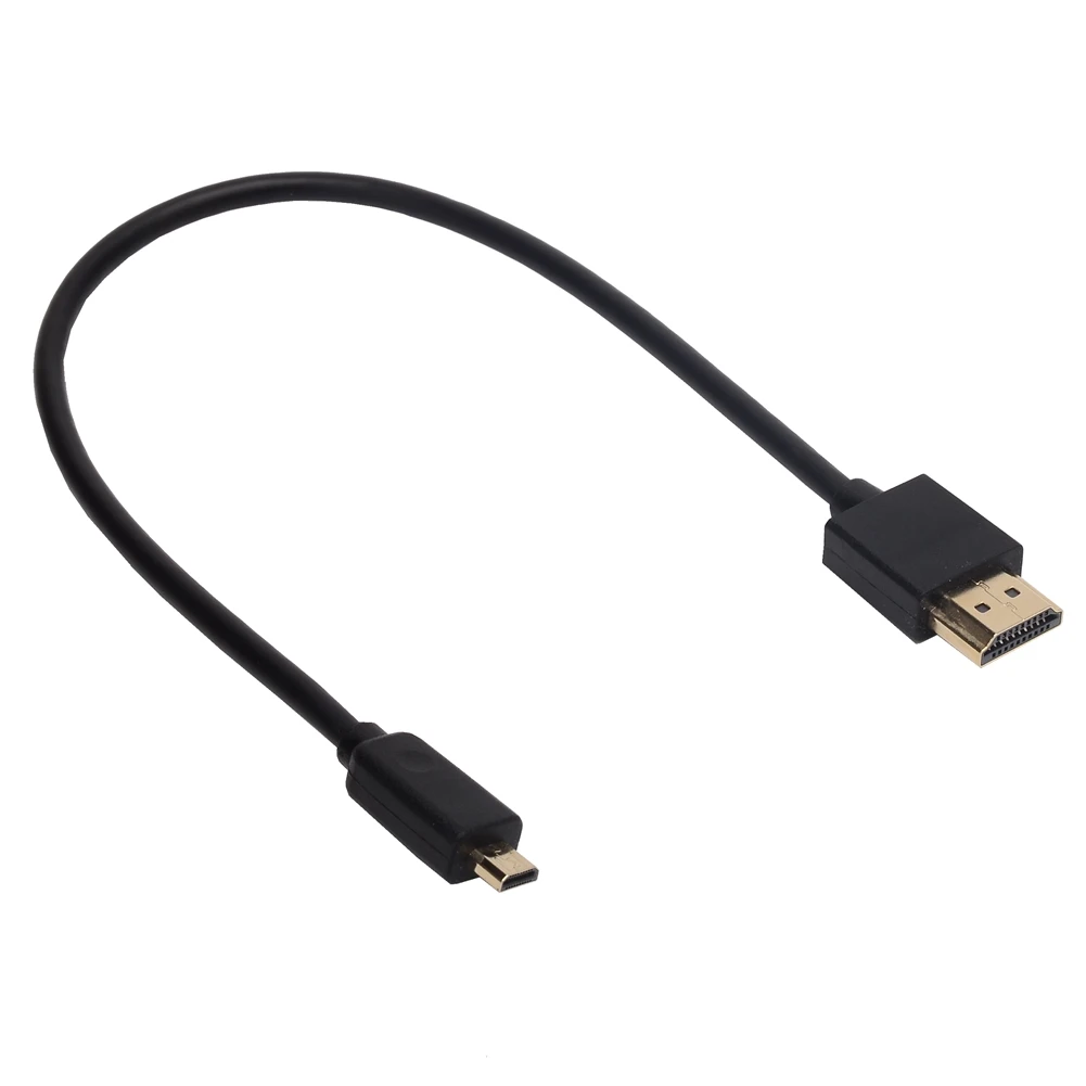 

Mini & Micro HDMI-compatible male OD 3.0mm Super Soft Thin Cable 30cm 60cm 1m 2k*4k hd @60hz Light-weight Portable