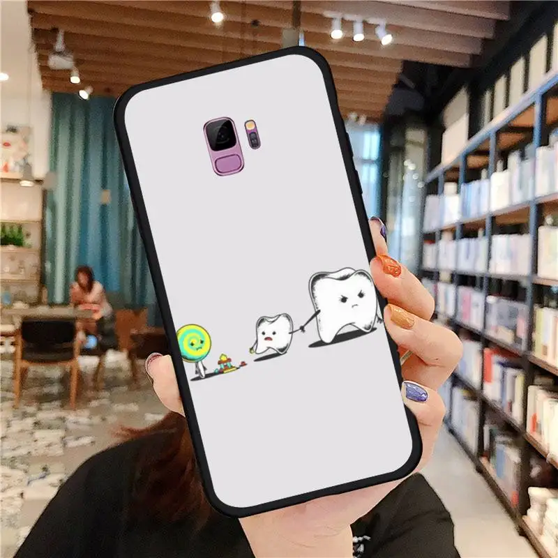 

Wisdom Teeth Dentist Tooth Phone Case For Samsung galaxy S 7 8 9 10 20 edge A 6 10 20 30 50 51 70 note 10 plus