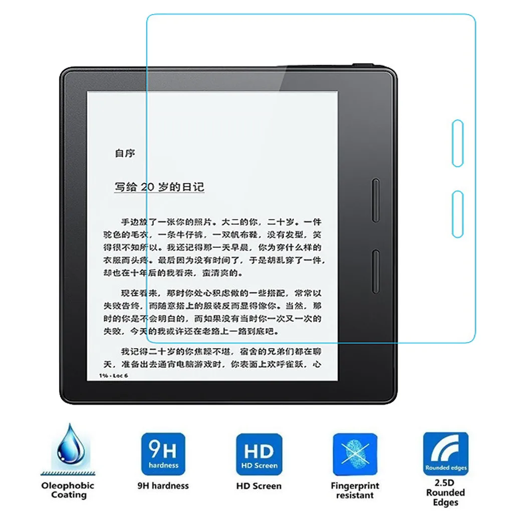 1X Kindle Oasis 2019 7 дюймов закаленное стекло защита экрана пленка для планшета без