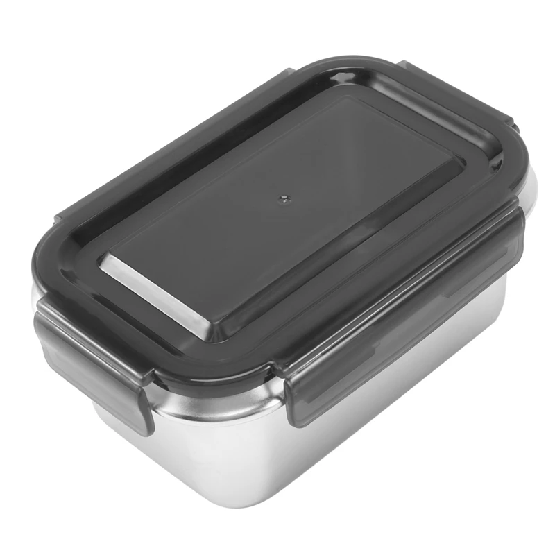 

Ланч-бокс из нержавеющей стали, контейнер для хранения еды, Bento Box с герметичные крышки, для холодильника или холодного использования