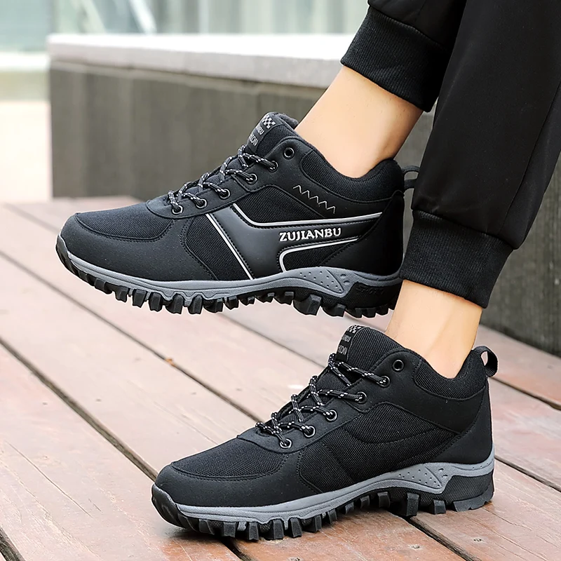 Мужские и женские зимние походные ботильоны бутсы ботинки Уличная обувь для