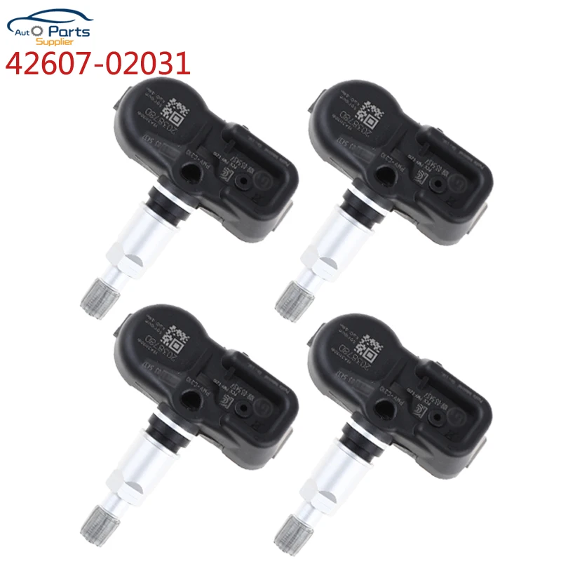4 шт./лот 42607 02031 4260702031 TPMS Датчик 433 МГц для TOYOTA Avensis Auris RAV4 Yaris Verso 02030 Φ|Датчик