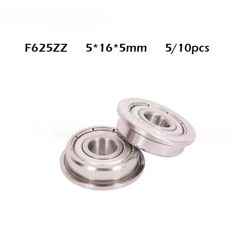 5/10 шт. подшипник F625ZZ RF1650ZZ 625 625ZZ 5 мм x 16 миниатюрный двойной уплотнительный кожух
