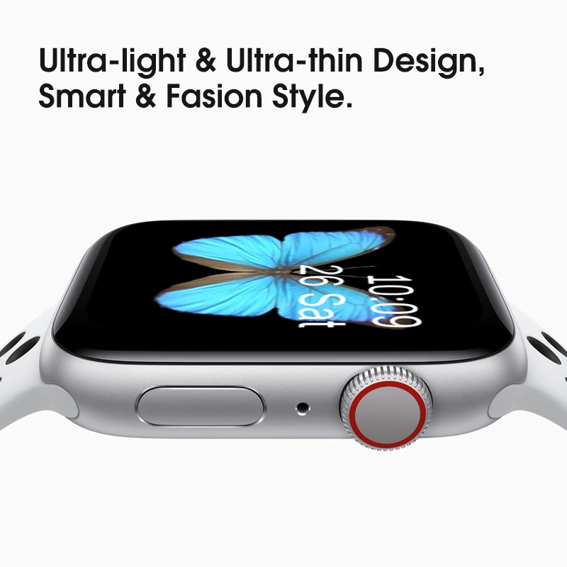Funasera IWO 8 PLUS 44 мм часы 4 Смарт-часы для apple iPhone Android телефон не apple Watch 5/4/3/2/1