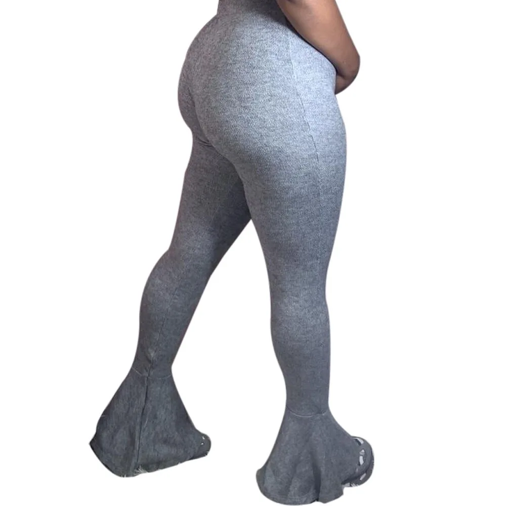 

2020 autumn winter high street fashion high waist women pants trousers bodycon soft sweatpants lounge wear