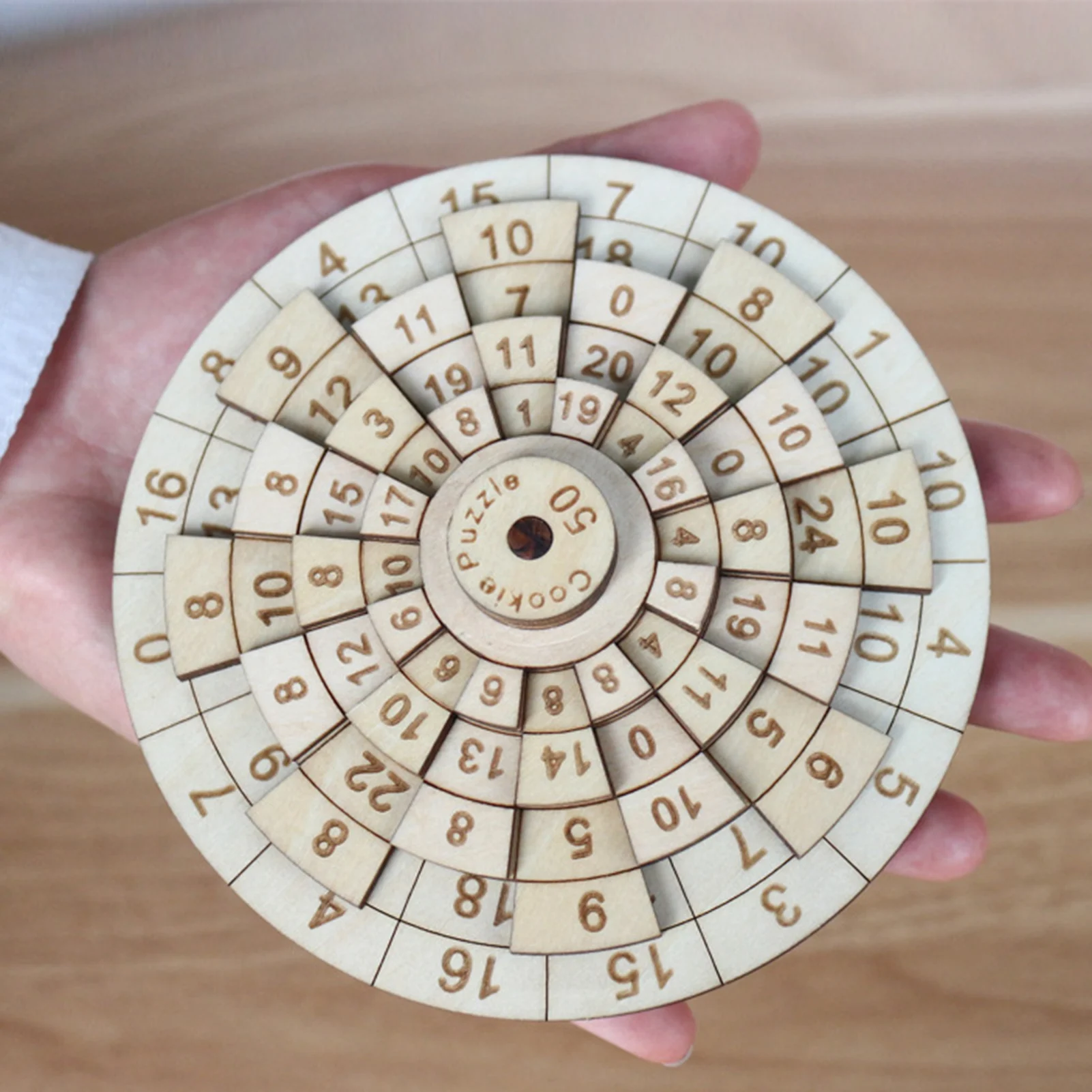 

Цифровой поворотный стол, деревянные строительные блоки, фотография, подходящая Цифровая форма, головоломки, игрушки для детей, интеллекту...