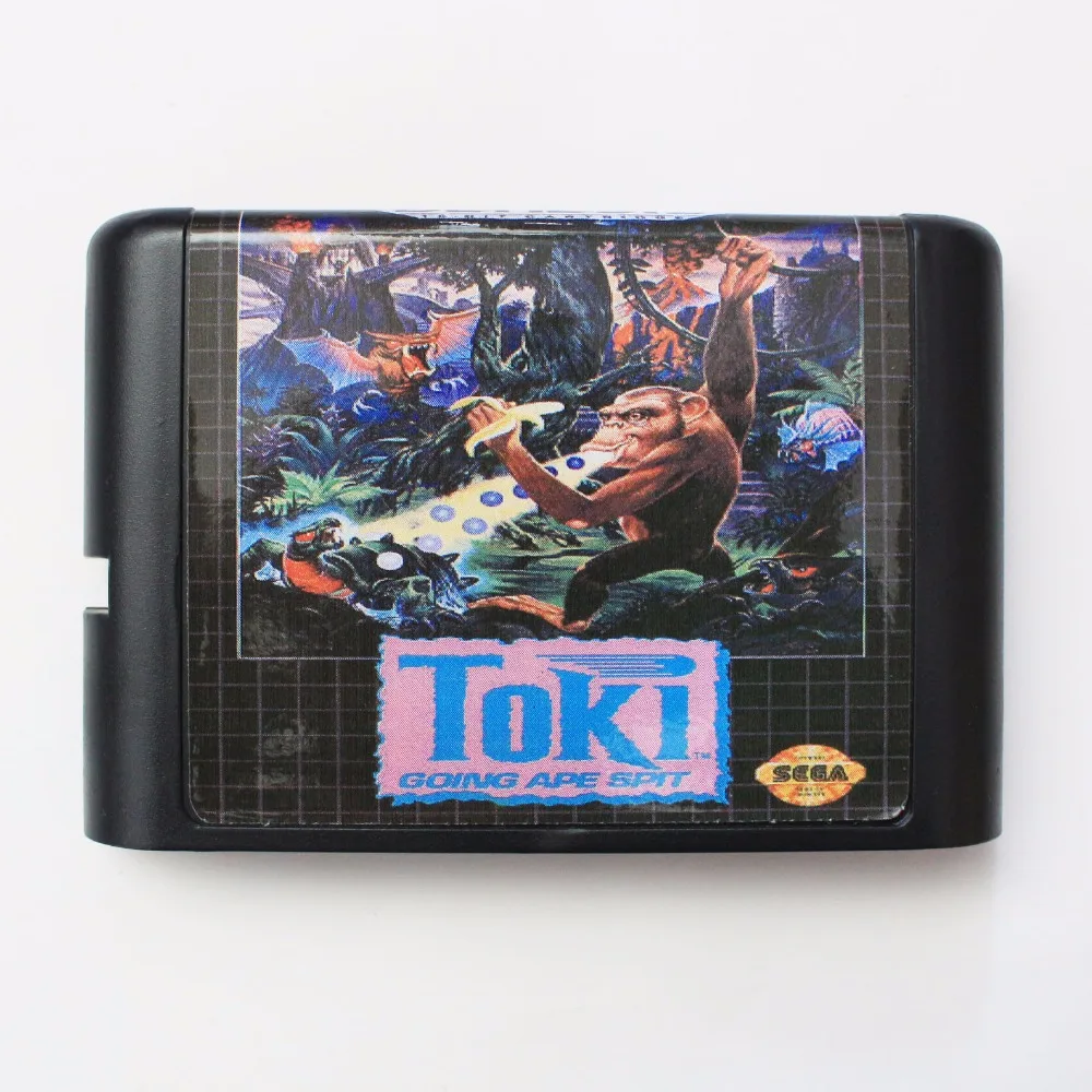 Токи без 16 бит MD карточная игра для Sega игры Mega Drive Genesis|Картриджи| |