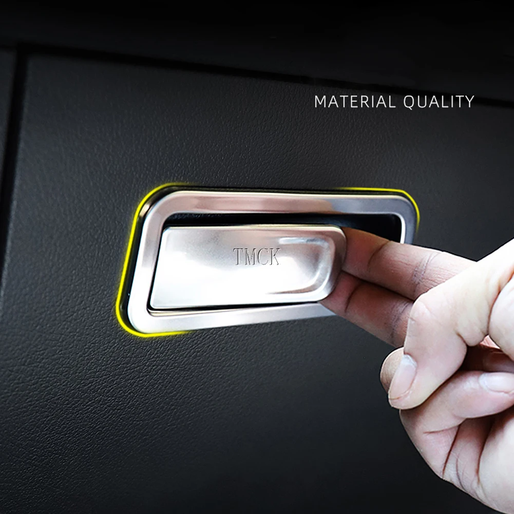 For Mercedes Benz A B CLA GLB GLA Class W177 W247 C118 W118 X247 H247 Car Accessories Copilot Glove Box Handle Switch Cover Trim |
