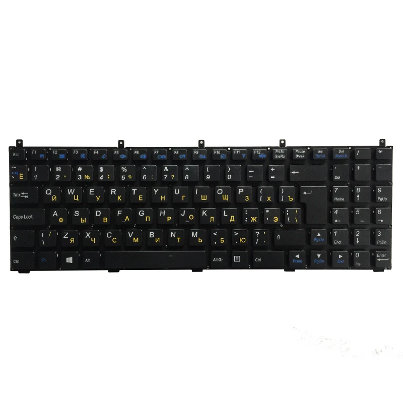 Русская клавиатура для ноутбука Clevo DNS MP 08J46SU 4306W 6 80 M9800 283 1D 08J43NI 430 RU P151SM1 W76TUN W76XCUH W258