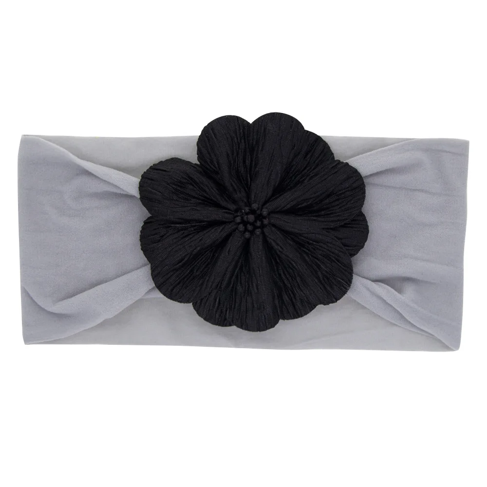 

2020 New Baby Nylon Headband Rabbit Bowknot Turban Hair Bands for Children Girls Elastic Headband Soft Baby Hair Accessories