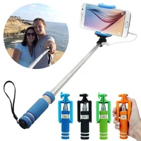 maximum 60cm length scalable selfie stick compact portable easily use handheld camera 3 5mm jack selfie pole for cellphone