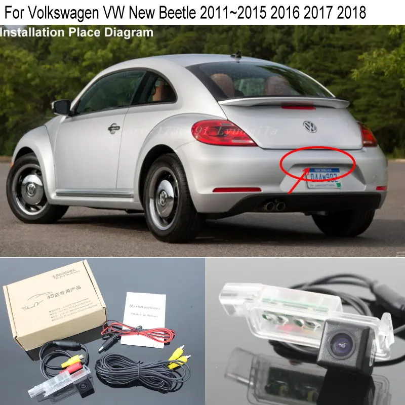 Автомобильная парковочная камера для Volkswagen VW New Beetle 2011 ~ 2015 2016 2017 2018 оригинальный
