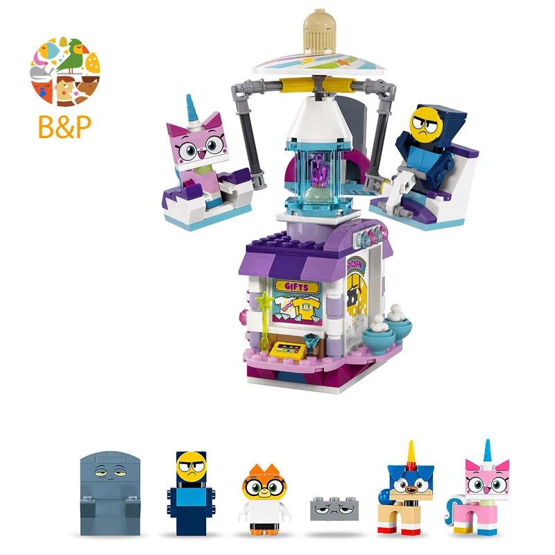 41456 515pcs Friends Series The Cartoon Colorful TV Unikitty Cat Brick Set Toys For Children 11020 Building Block Gift | Игрушки и хобби