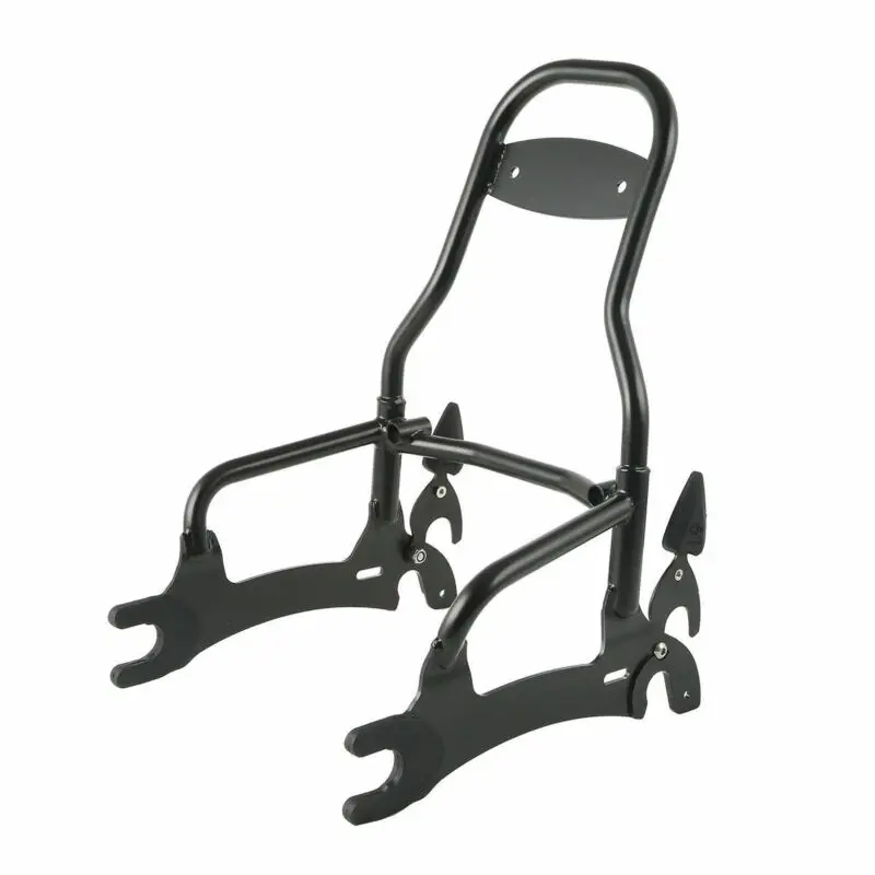 Мотоциклетная черная спинка Сисси бар для индийского плафа темная лошадь