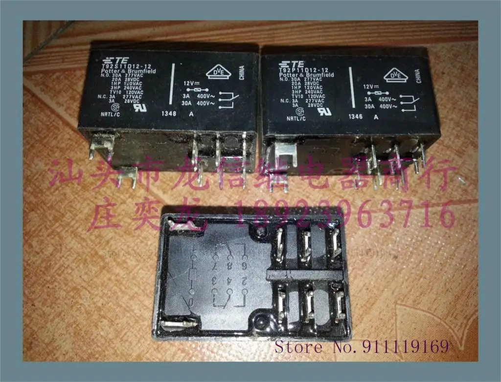8 T92S11D12/T92P11D12 12/24/48 T92 2C P 12V/24V/48VDC старого|Интегральные схемы| |